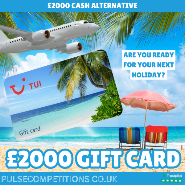 £2000 Tui Gift Card