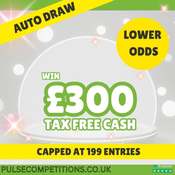 £300 Cash Lower Odds (Auto Draw)