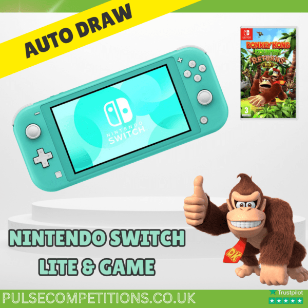 Nintendo Switch Lite + Game (Auto Draw)