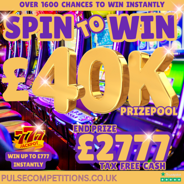 Spin to Win - £40k Prizepool - Over 1600 instant prizes