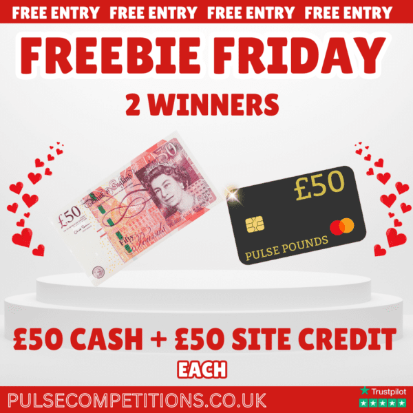 FREEBIE FRIDAY - 2 Cash & Site Credit