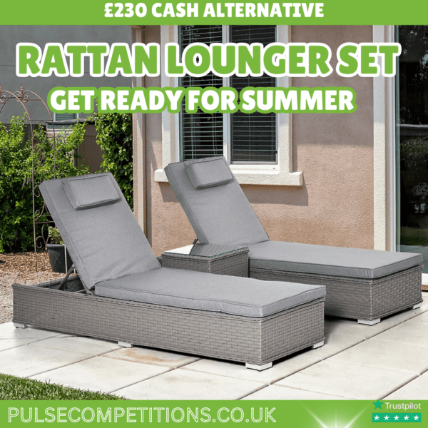 Rattan Lounger Set