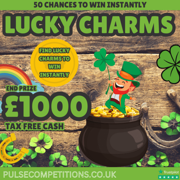 Lucky Charms - £1000 End Prize - 50 Instant prizes